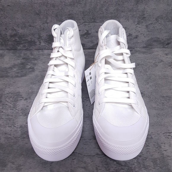 ADIDAS Bravada 2.0 Mid‎ Platform Sneaker Skateboarding Shoe Womens Size 11 White - Picture 3 of 5